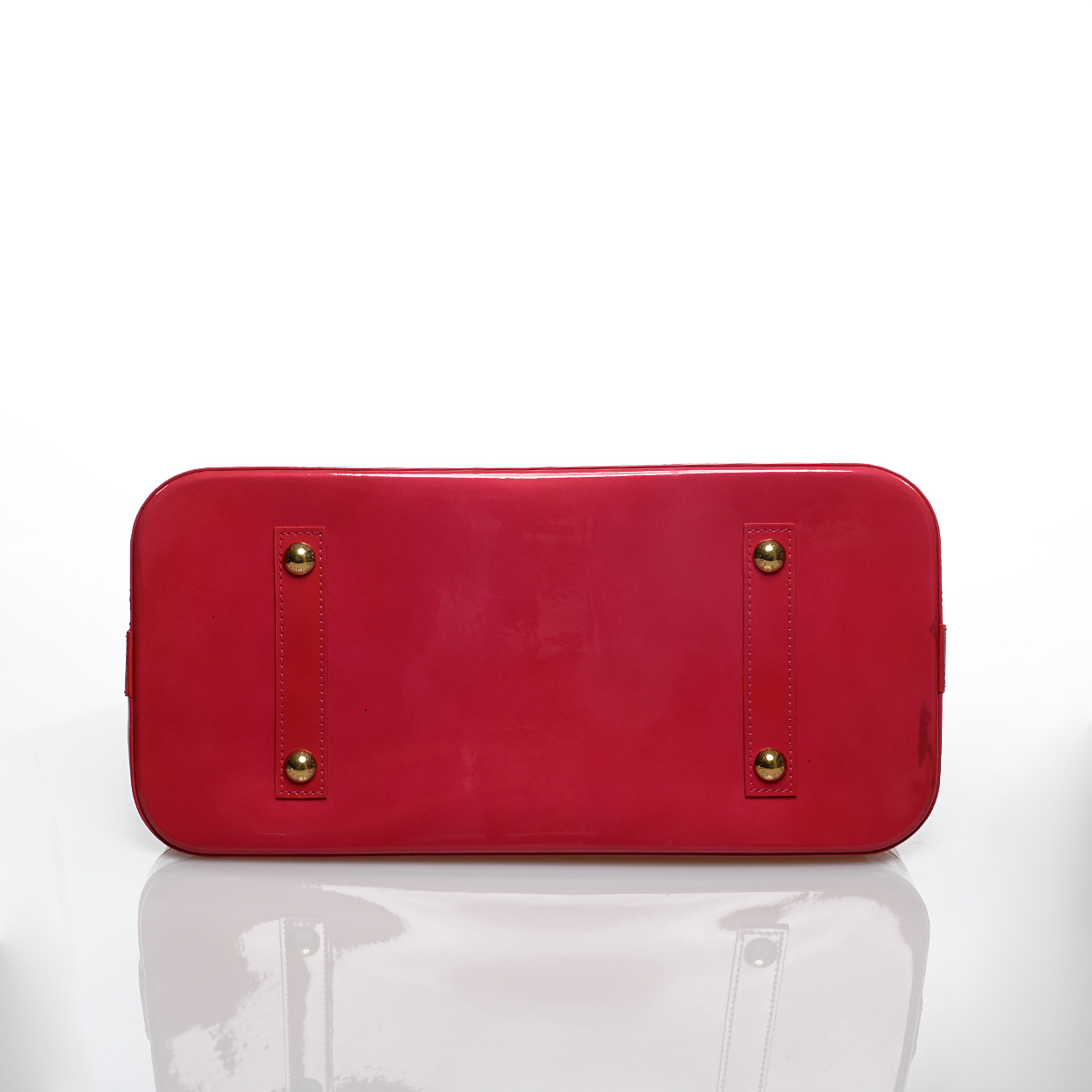 Louis Vuitton - Rose Pop Pink Monogram Vernis Leather Alma GM Bag&Belt